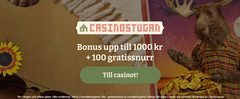 Casinostugan free spins