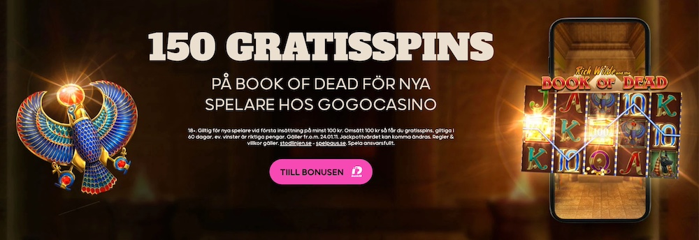 GoGo Casino 150 gratisspins