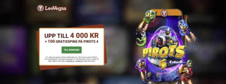 Leovegas free spins utan insättning och omsättningskrav